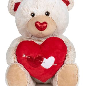 Peluche – I Love You Beige 54cm