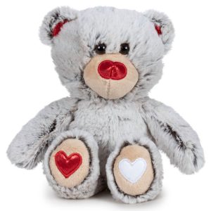 Peluche – I Love You Gris 22cm