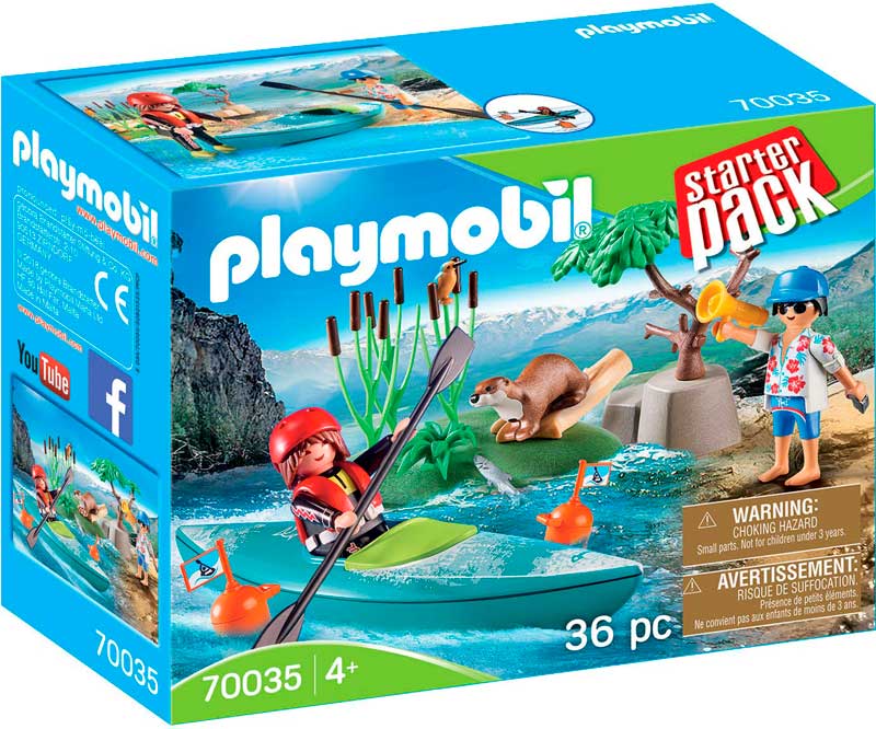 Aventura en canoa playmobil