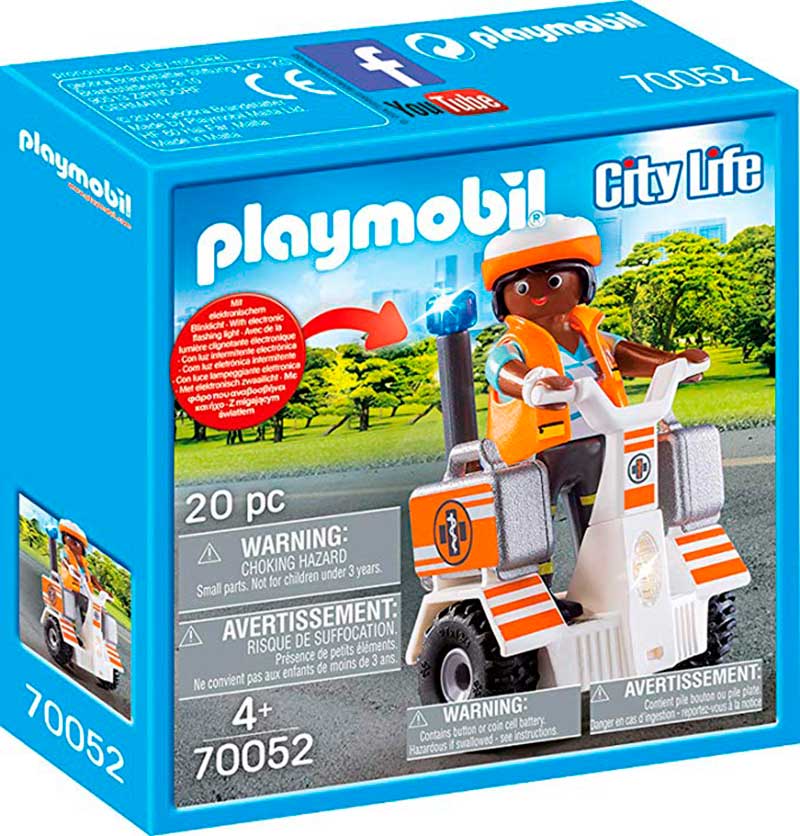 Balance racer de rescate playmobil