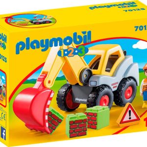 Pala excavadora playmobil 1.2.3