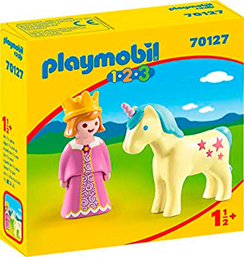 Princesa&unicornio playmobil 1.2.3