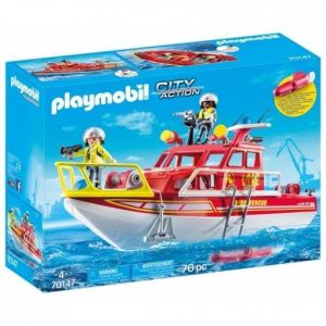 Barco rescate playmobil city action