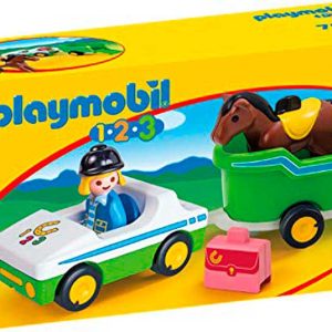 Remolque c/caballo playmobil 1.2.3