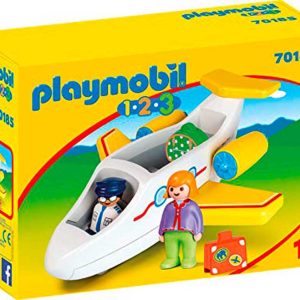 Avion con pasajero playmobil 1.2.3