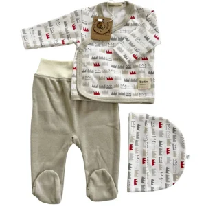 Conjunto Manga Larga Crown + Gorro T1