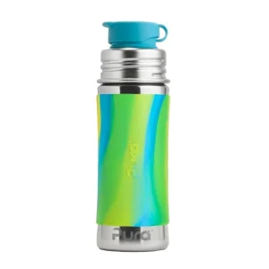 Botella Acero Inoxidable Pura 325ml Lima/Turquesa