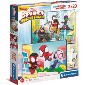 Puzzle – Spidey and Friends (2×20 piezas)