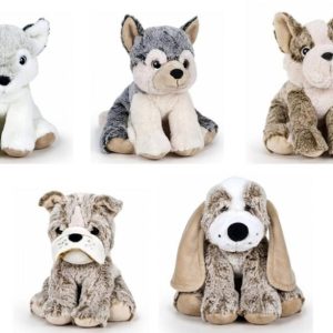 Peluche perro nature 32 cm. surt.