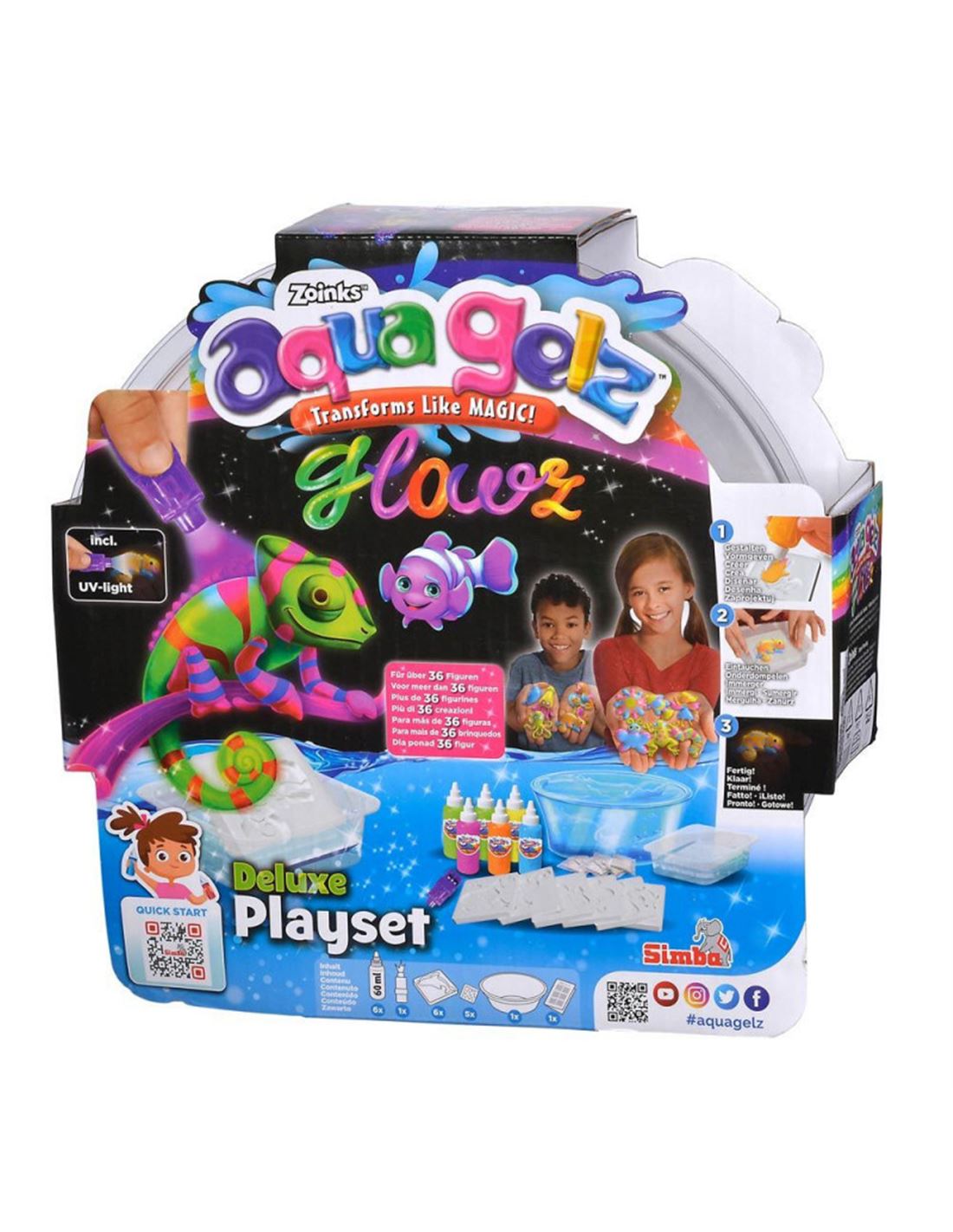 Set Creativo – Aqua Gelz: Brilla en la oscuridad D