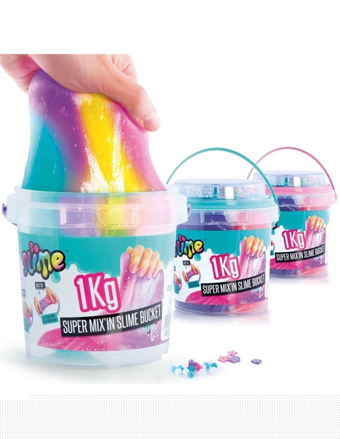Set Creativo – Slime: Super Cubo 1kg y decoración