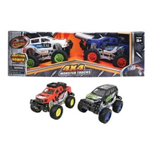 Set de 2 Vehiculos – Monster Trucks 4×4 Power