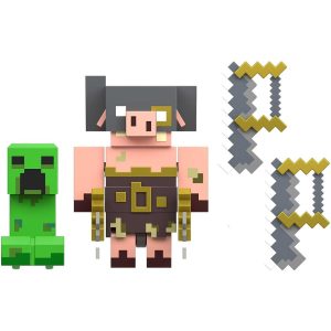 Set Figuras – Minecraft: Creeper y Bruiser