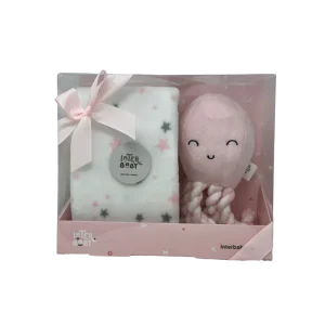 Set Peluche Pulpo con Manta Polar Interbaby