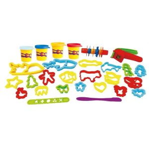 Set Plastilina – Formas y Naturaleza: 4 botes y ac