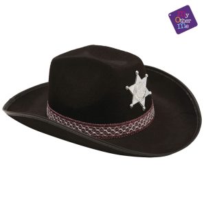 Sombrero Vaquero Adulto Negro